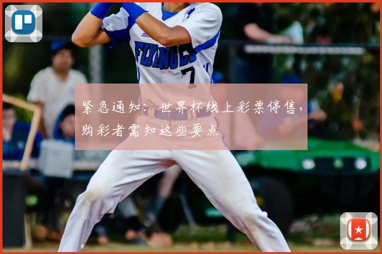 紧急通知：世界杯线上彩票停售，购彩者需知这些要点