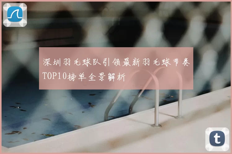 深圳羽毛球队引领最新羽毛球节奏TOP10榜单全景解析