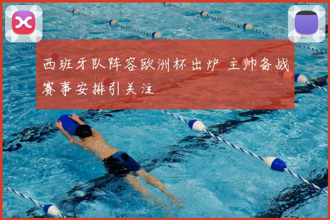 西班牙队阵容欧洲杯出炉 主帅备战赛事安排引关注