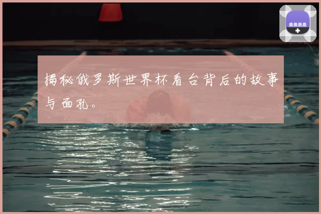 揭秘俄罗斯世界杯看台背后的故事与面孔。